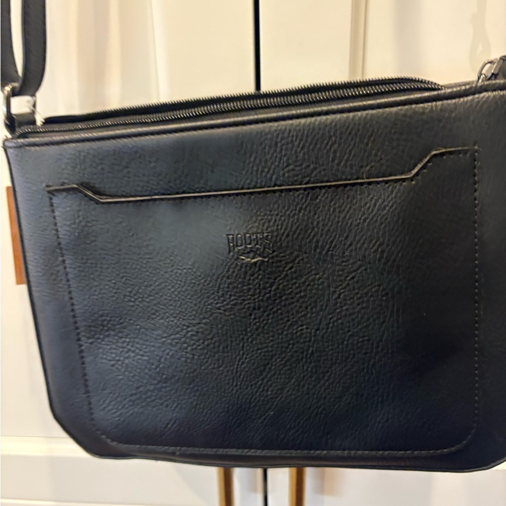 Roots Black Purse